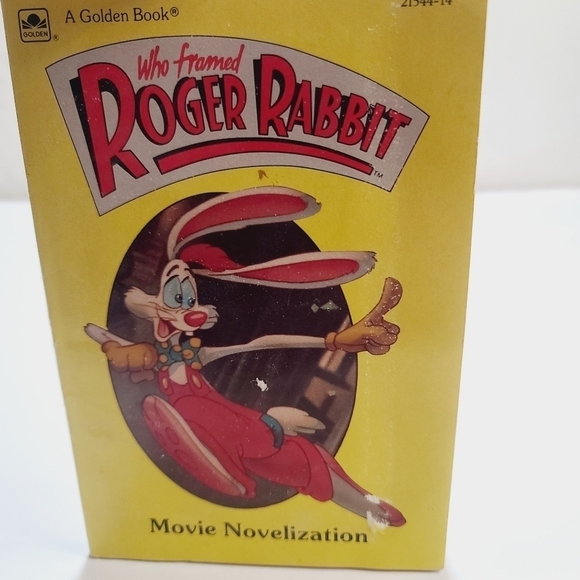 Vintage 1988 Who Framed Roger Rabbit A Golden Book Movie Novelization - Picture 1 of 10